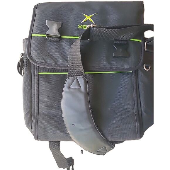 Original Xbox Console Official Storage Carrying Case Travel Messenger Bag - Picture 5 of 12